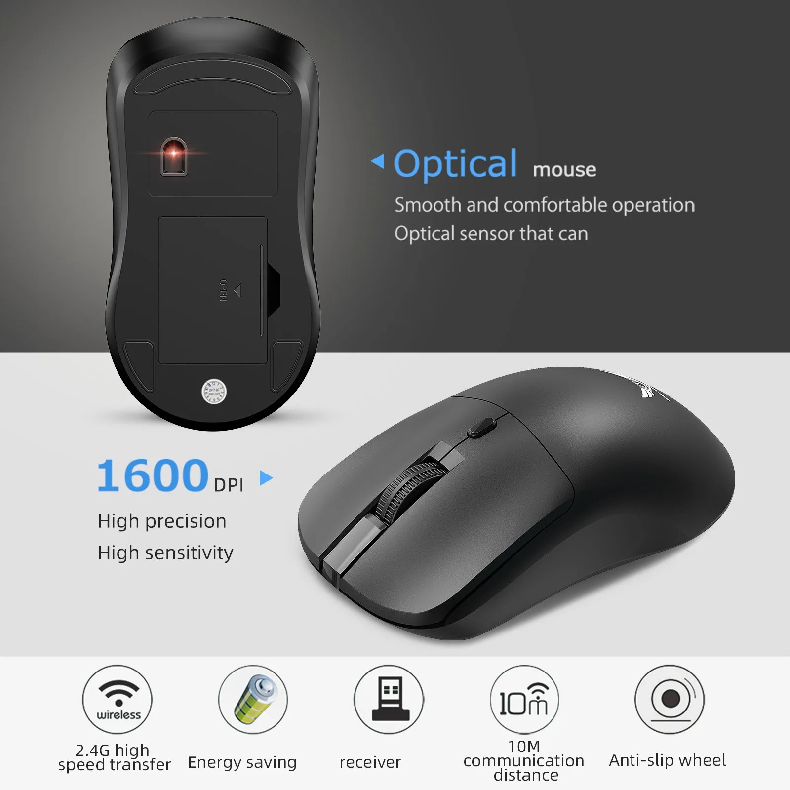 Беспроводная мышь, USB оптичес – обзор и цена Esports Wireless Gaming Mouse