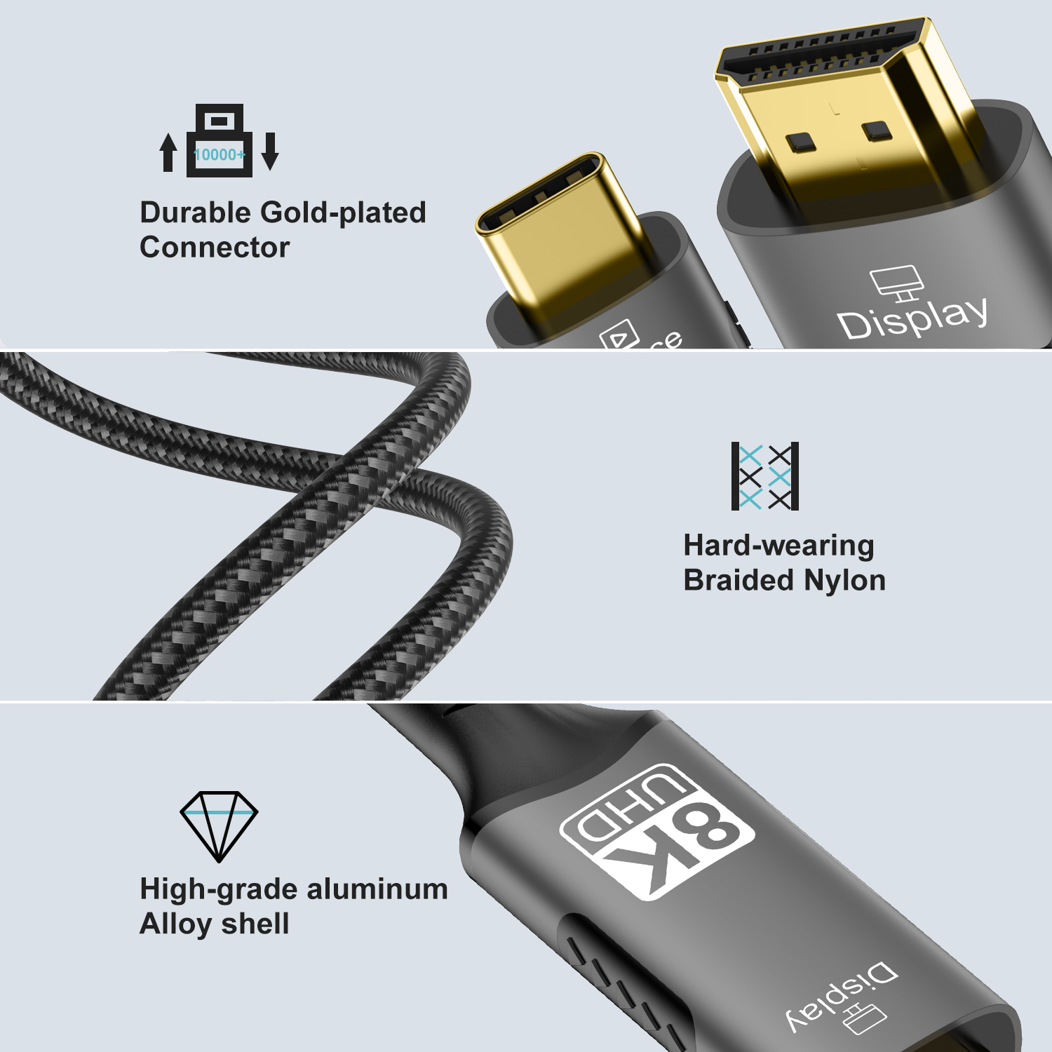 Кабель 8K Type C к HDMI 2.1 32 – обзор и цена Esports Gaming Bundle