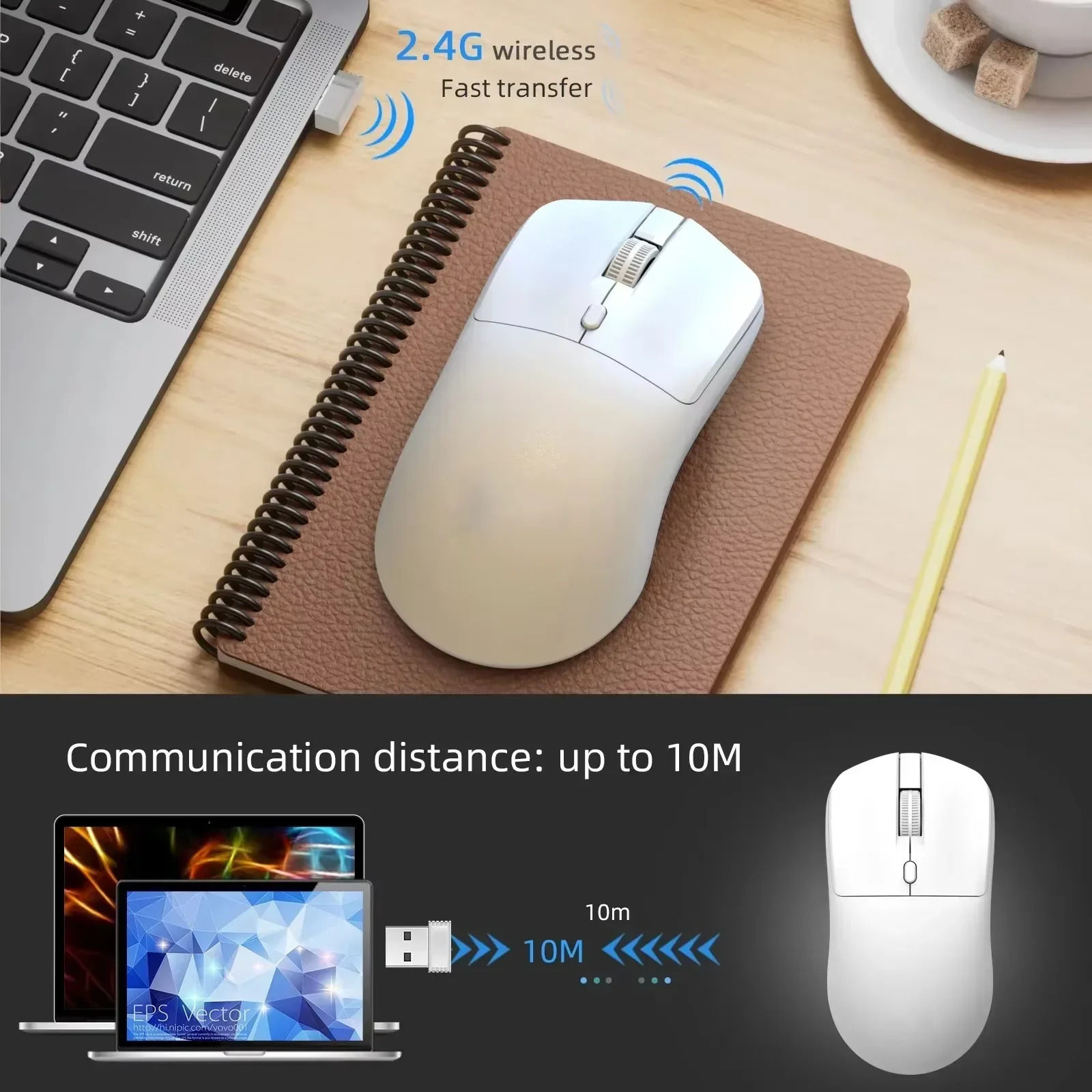 Беспроводная мышь KEBIDUMEI 2, – обзор и цена Esports Wireless Gaming Mouse